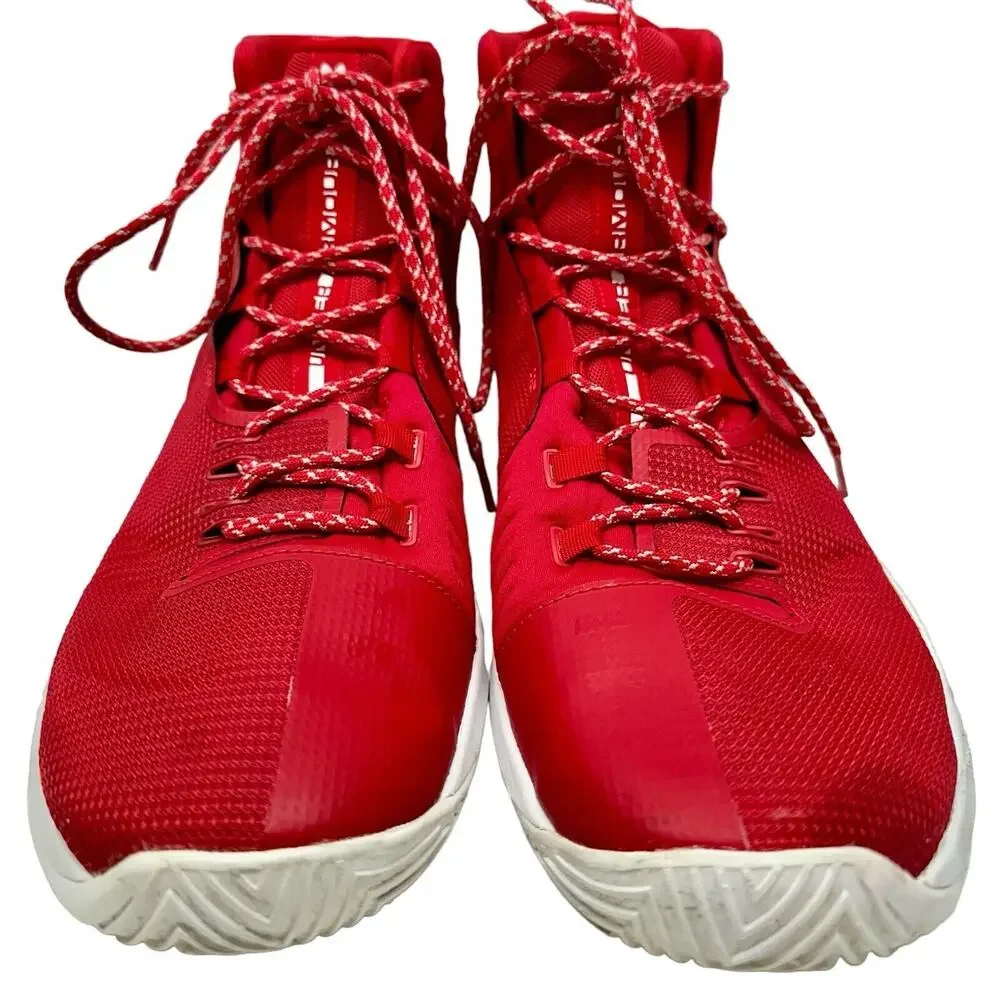 Under Armour Mens Hi-Top Basketball‎ Shoes 11 - Red